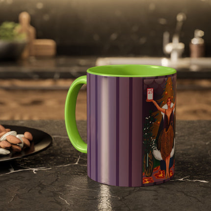 Countdown to Christmas Elegance Colorful Mugs (11oz, 15oz)