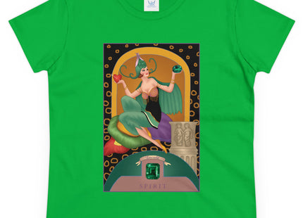 May & Emerald (from the Gem Series) by Sofia Chiostri Women's Midweight Cotton Tee