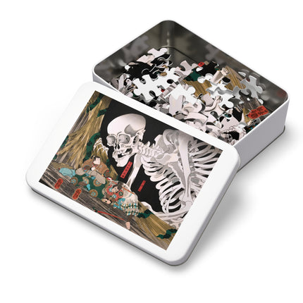 Mitsukuni Defying the Skeleton Spectre by Utagawa Kuniyoshi Puzzle (30, 110, 252 or 500-Piece)