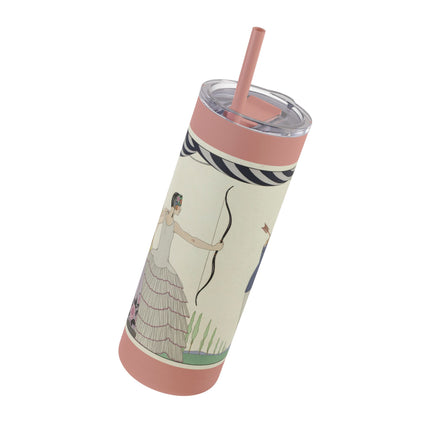 Visez au coeur, belles dames! by George Barbier Skinny Matte Tumbler, 20oz