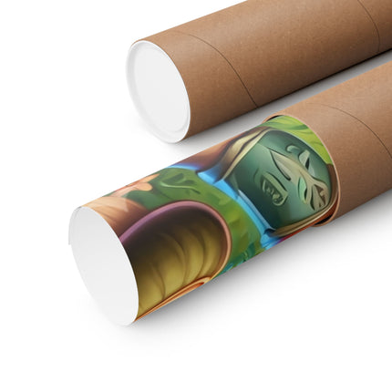 🦌🛡️ Fawn Defender Matte Vertical Poster – Woodland Courage & Fairytale Adventure