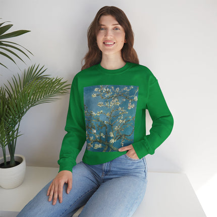 Almond Blossom by Vincent van Gogh Heavy Blend™ Crewneck Sweatshirt