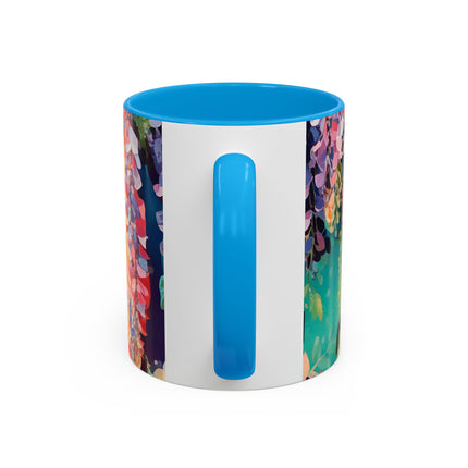 Golden Wisteria Symphony Colorful Mugs (11oz, 15oz)