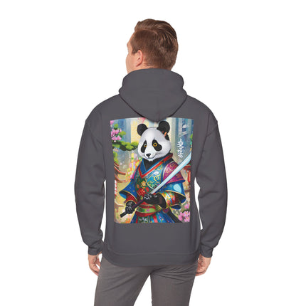 Cyberpunk Samurai Panda – Heavy Blend™ Hooded Sweatshirt