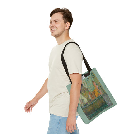 La Fontaine, Saint-Paul De Vence by Henri Le Sidaner Tote Bag (AOP)