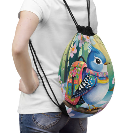 Baby Bluebird Drawstring Bag