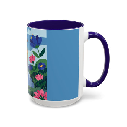 Garden Of New Beginnings Colorful Mugs – Art Deco Floral Elegance