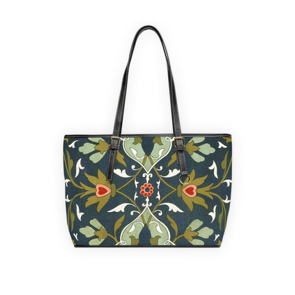 Ornamental Tiles (Pl. 10) from the Afghan Boundary Commission PU Leather Shoulder Bag