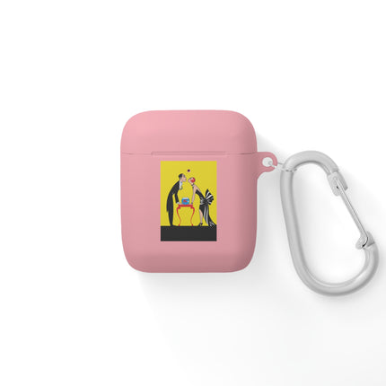 Golden Embrace – 1920s Art Deco AirPods Case