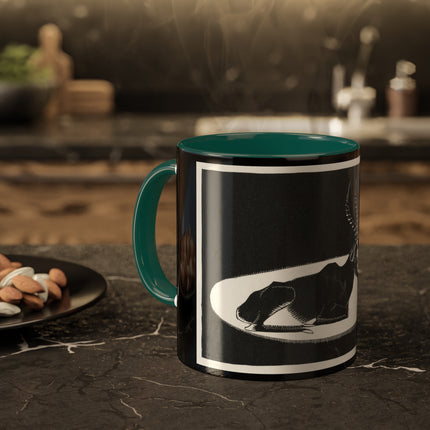 “Goat” (“Blesbok”) by Samuel Jessurun de Mesquita Colorful Mugs, 11oz