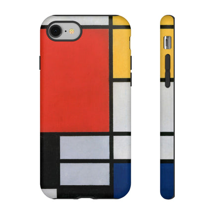 Composition with Red, Yellow, Blue, and Black by Piet Mondrian Phone Cases