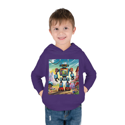 The Rusty Robot Toddler Pullover Fleece Hoodie