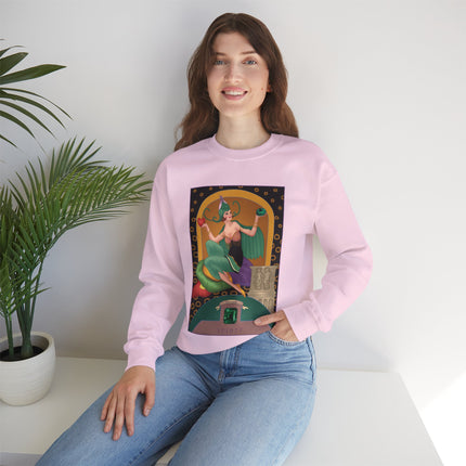 May & Emerald (from the Gem Series) by Sofia Chiostri Heavy Blend™ Crewneck Sweatshirt