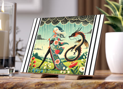The Dragon Fairy’s Stride Ceramic Tile