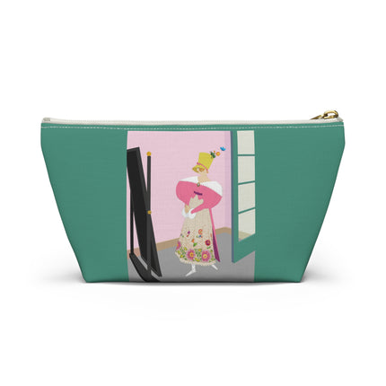 The Yellow Hat Cosmetic Bag – Whimsical 1920s Vogue Elegance
