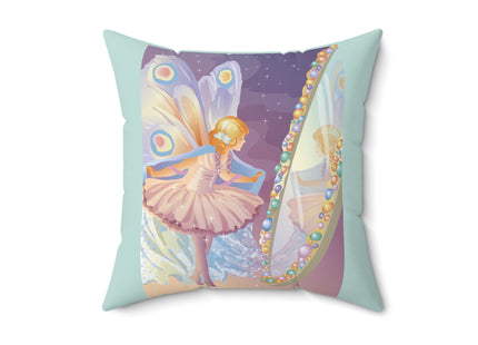 Reflections of Enchantment Spun Polyester Square Pillow