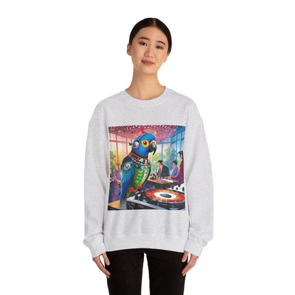 Parrot DJ Unisex Heavy Blend™ Crewneck Sweatshirt
