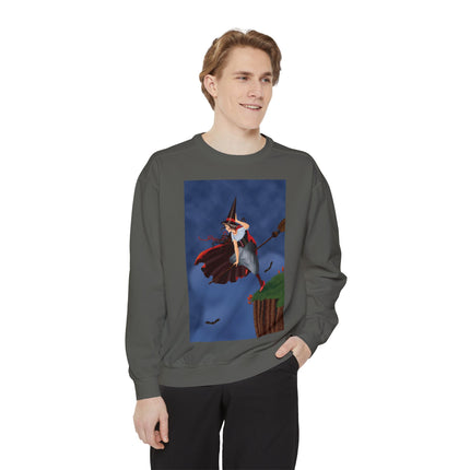 The Enchanted Witch Unisex Garment-Dyed Sweatshirt
