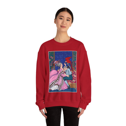 The Jealous Parrot by George Barbier Heavy Blend™ Crewneck Sweatshirt