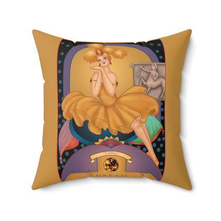 November & Topaz (from the Gem Series) by Sofia Chiostri Spun Polyester Square Pillow