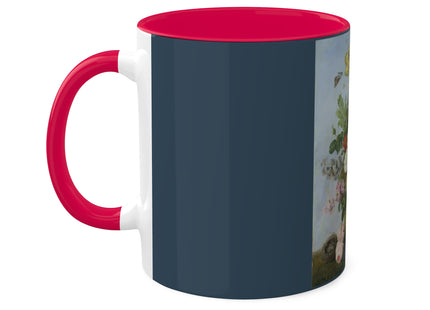 Bouquet of Flowers and a Nest by Sebastian Wegmayr Colorful Mugs, 11oz
