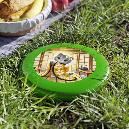 Playful Kitten in the Tea Room Wham-O Frisbee – Curious Paws & Cozy Charm