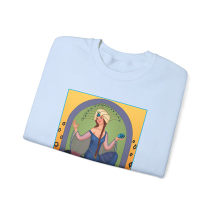 December & Tanzanite (from the Gem Series) by Sofia Chiostri Heavy Blend™ Crewneck Sweatshirt