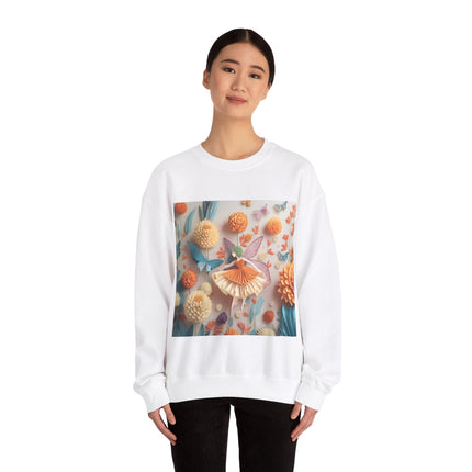 Dahlia Fairy Unisex Heavy Blend™ Crewneck Sweatshirt