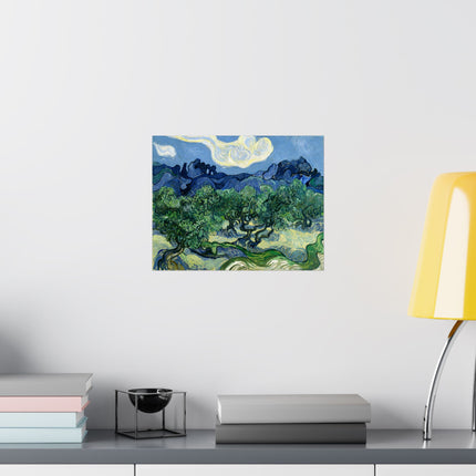 Olive Trees by Vincent Van Gogh Matte Horizontal Posters