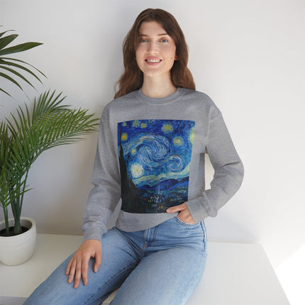 The Starry Night by Vincent Van Gogh Heavy Blend™ Crewneck Sweatshirt