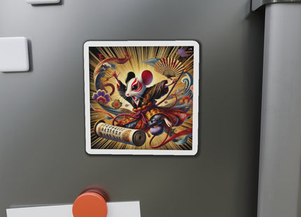 Theatrical Mouse on a Mission Die-Cut Magnets (5 Sizes)
