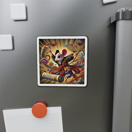 Theatrical Mouse on a Mission Die-Cut Magnets (5 Sizes)