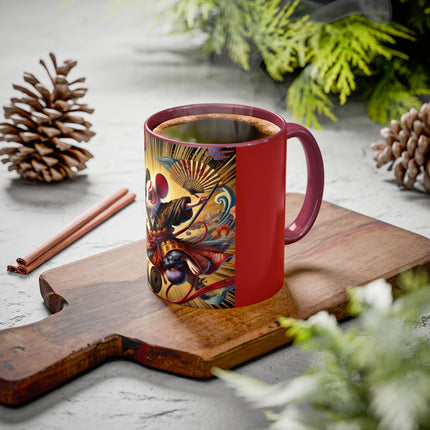Theatrical Mouse on a Mission Colorful Mugs (11oz, 15oz)