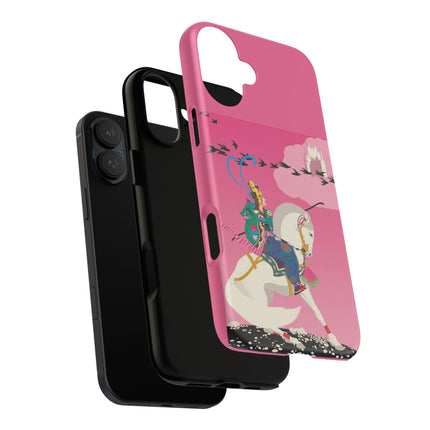 Samurai Princess on the White Steed Phone Case – Epic Grace & Mythic Power