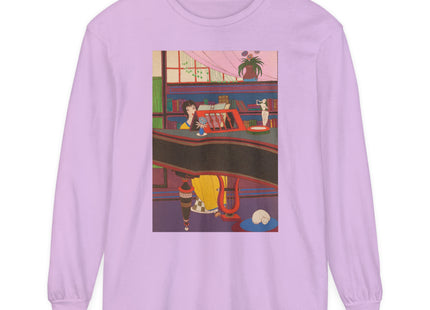 La Musique by Charles Martin Garment-dyed Long Sleeve T-Shirt