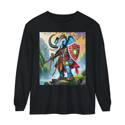 Cyberpunk Elephant Long Sleeve T-Shirt