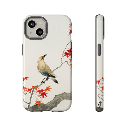 Japanese Bird on Maple by Ohara Koson Phone Cases