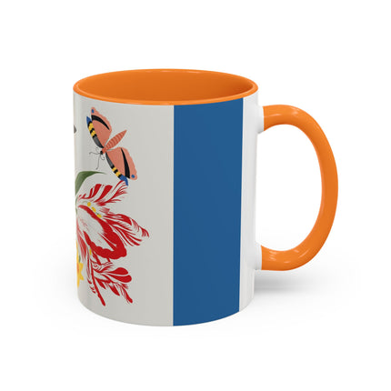 Woodpecker & Tulip Colorful Mugs – Vibrant Spring & Bold Beauty