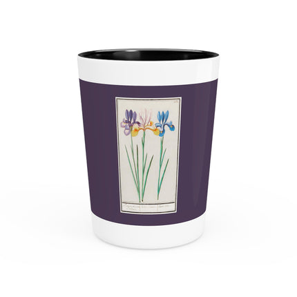 Iris, Iris sibirica by Anselmus Boëtius de Boodt Ceramic Shot Glass