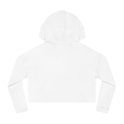 The Graceful Freesia Women’s Cropped Hooded Sweatshirt