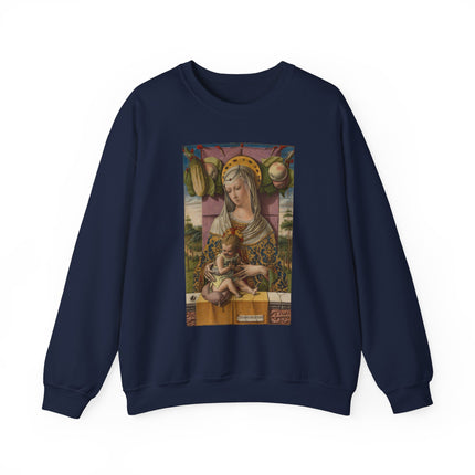 Madonna and Child by Carlo Crivelli Heavy Blend™ Crewneck Sweatshirt