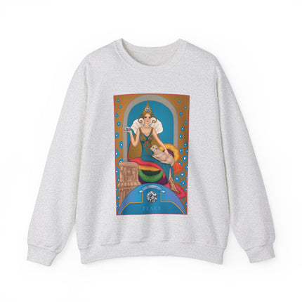 April & Diamond (from the Gem Series) by Sofia Chiostri Heavy Blend™ Crewneck Sweatshirt
