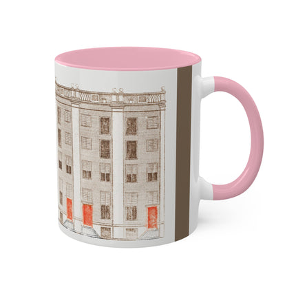 Amsterdam Canal Houses by Johan Teyler Colorful Mugs, 11oz