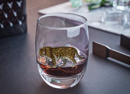 Jaguar by Charles Dessalines D' Orbigny Whiskey Glass