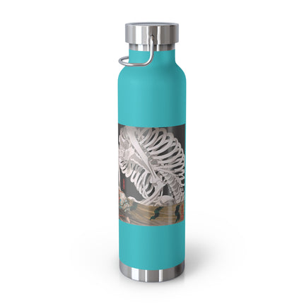 Mitsukuni Defying the Skeleton Spectre by Utagawa Kuniyoshi Copper Vacuum Insulated Bottle, 22oz