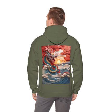 Stormbound Dragon – Heavy Blend™ Hooded Sweatshirt