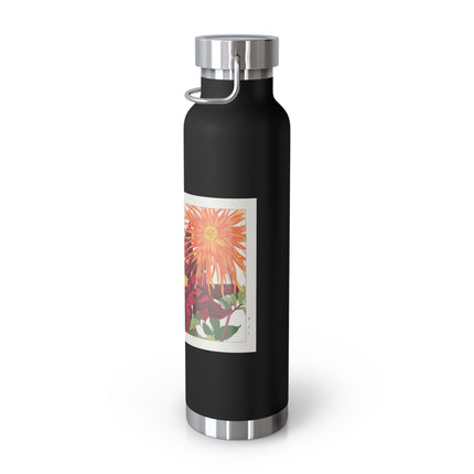 Dahlia by Tanigami Kônan Copper Vacuum Insulated Bottle, 22oz