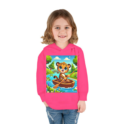 Little Explorer on the River Toddler Pullover Fleece Hoodie