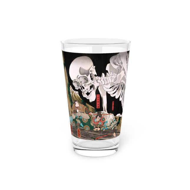 Mitsukuni Defying the Skeleton Spectre by Utagawa Kuniyoshi Glass, 16oz