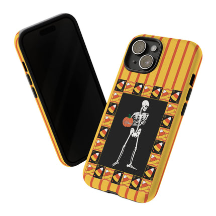 Candy Corn Skeleton Phone Cases